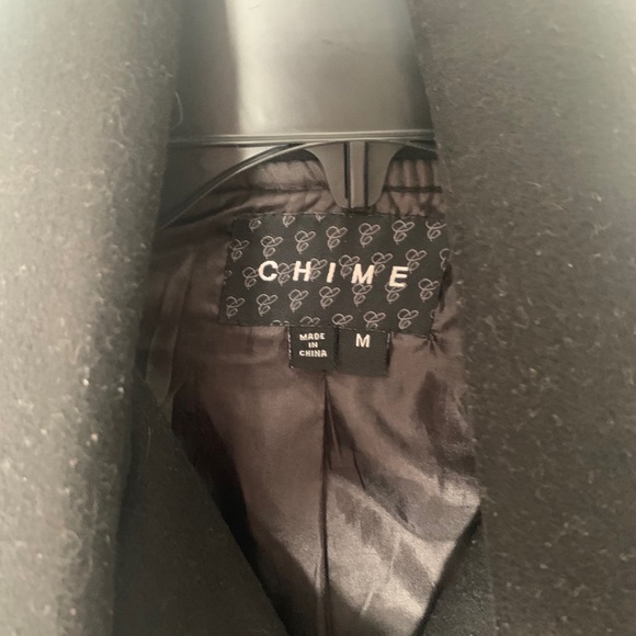 Black pea coat jacket - Picture 3 of 7